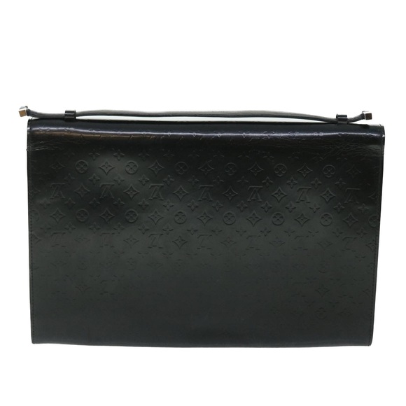 LOUIS VUITTON Monogram Mini Glace Anushka GM Hand Bag Black M92229 Auth bs7711 - Picture 2 of 16